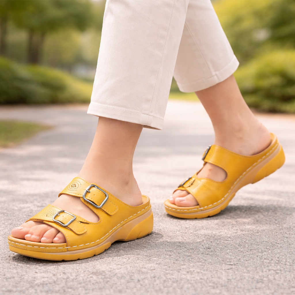 Sandales Femme Confort | Orthopédiques, Cuir | Support Quotidien