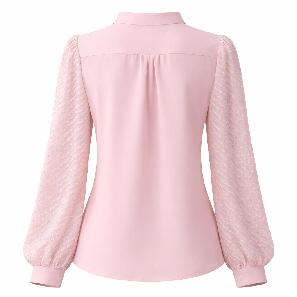 Blouse Chiffon Femme | Encolure V, Légère | Fluide Élégante