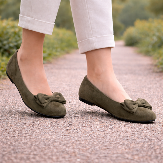 Ballerines orthopédiques pour femmes style ballet support confortable