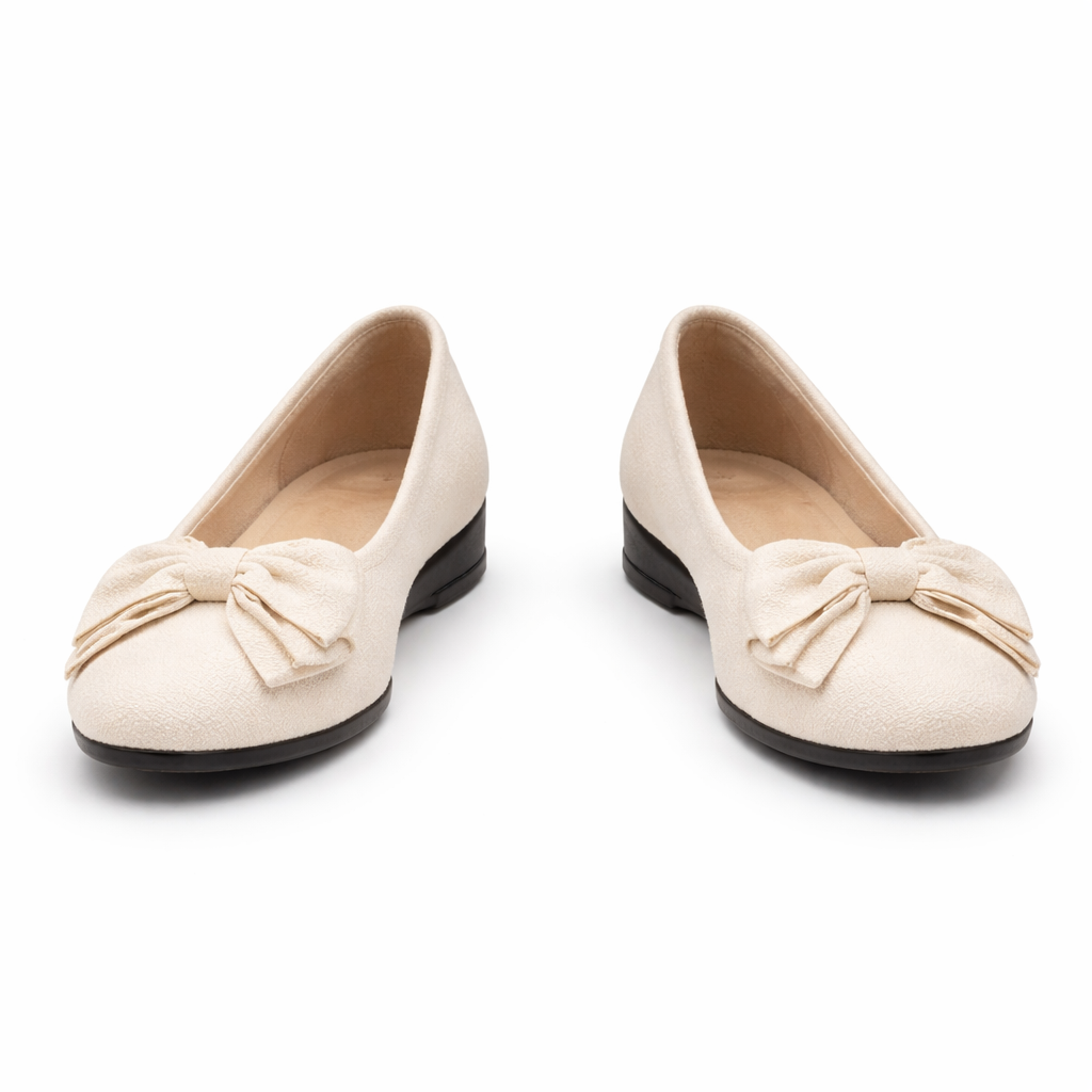 Ballerines femme enfiler nœud style élégant