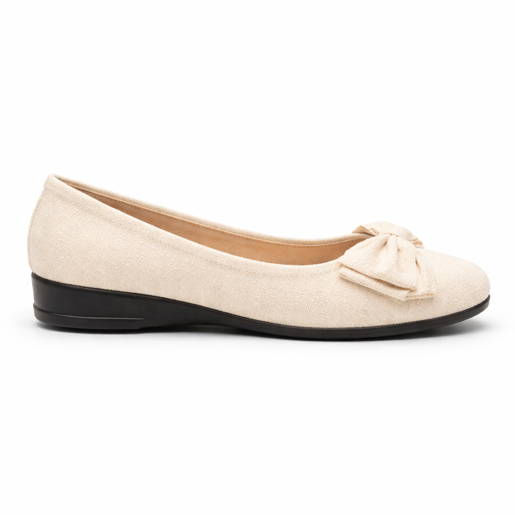 Ballerines femme enfiler nœud style élégant