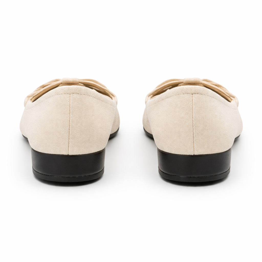 Ballerines femme enfiler nœud style élégant