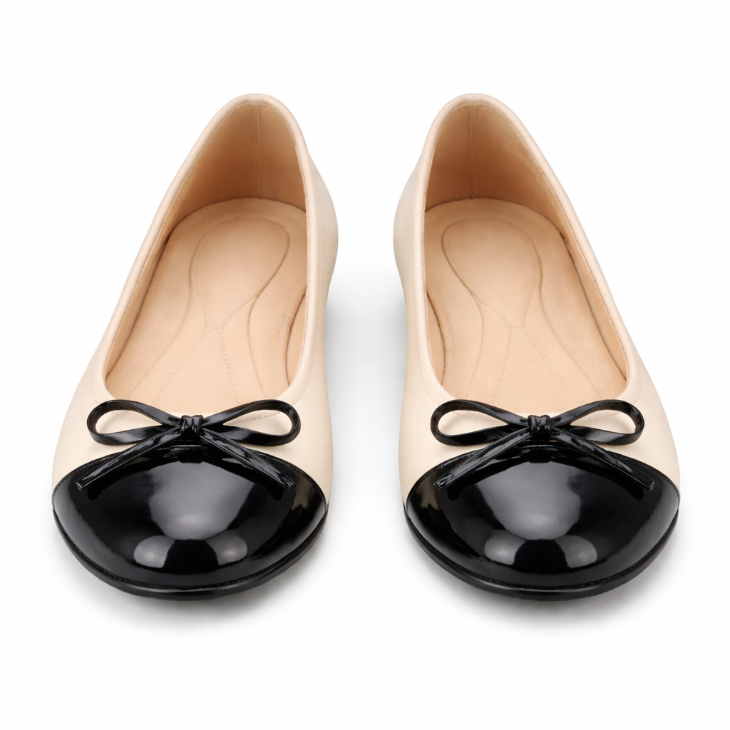 Ballerines pour femmes | Détail nœud | Semelle intérieure rembourrée, confort