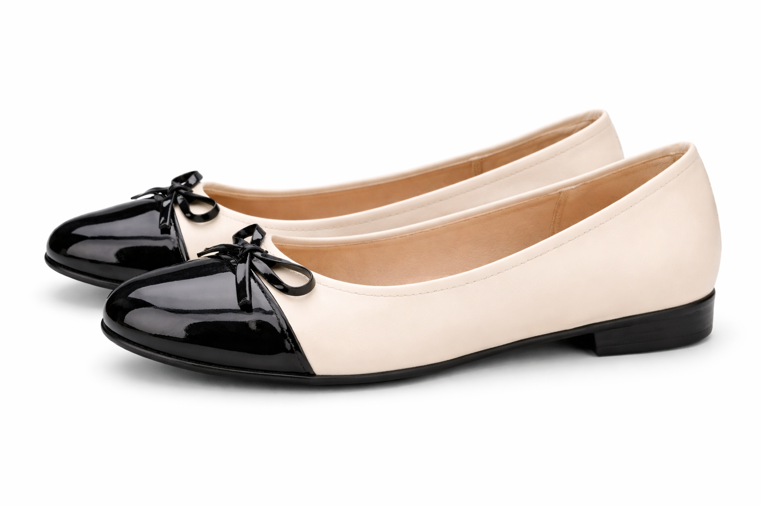 Ballerines pour femmes | Détail nœud | Semelle intérieure rembourrée, confort