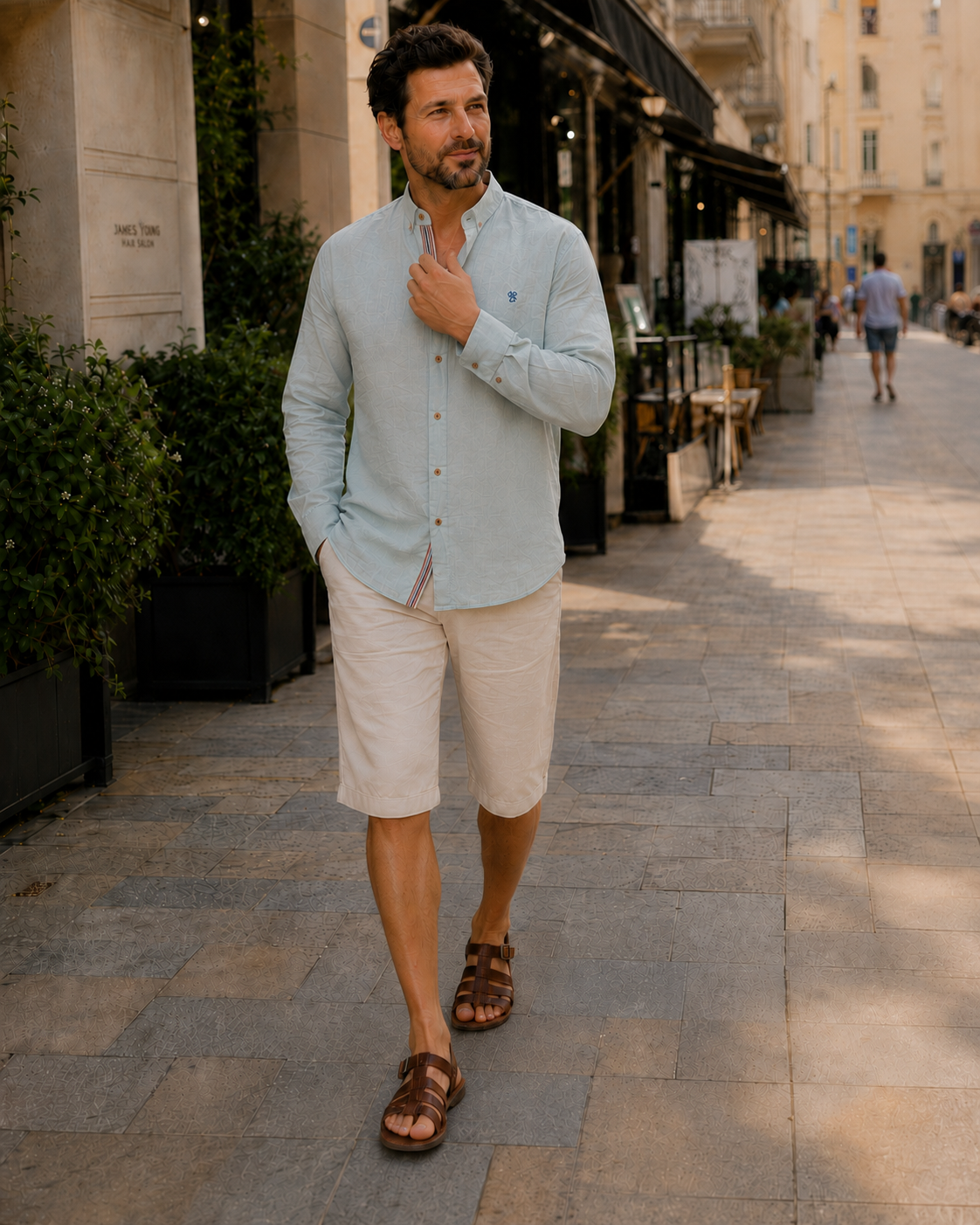 Chemise homme traditionnelle | Design moderne | Sept coloris