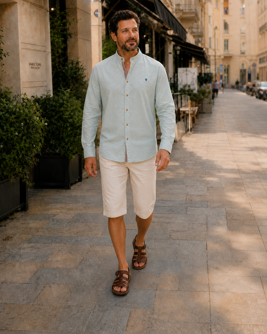 Chemise homme traditionnelle | Design moderne | Sept coloris