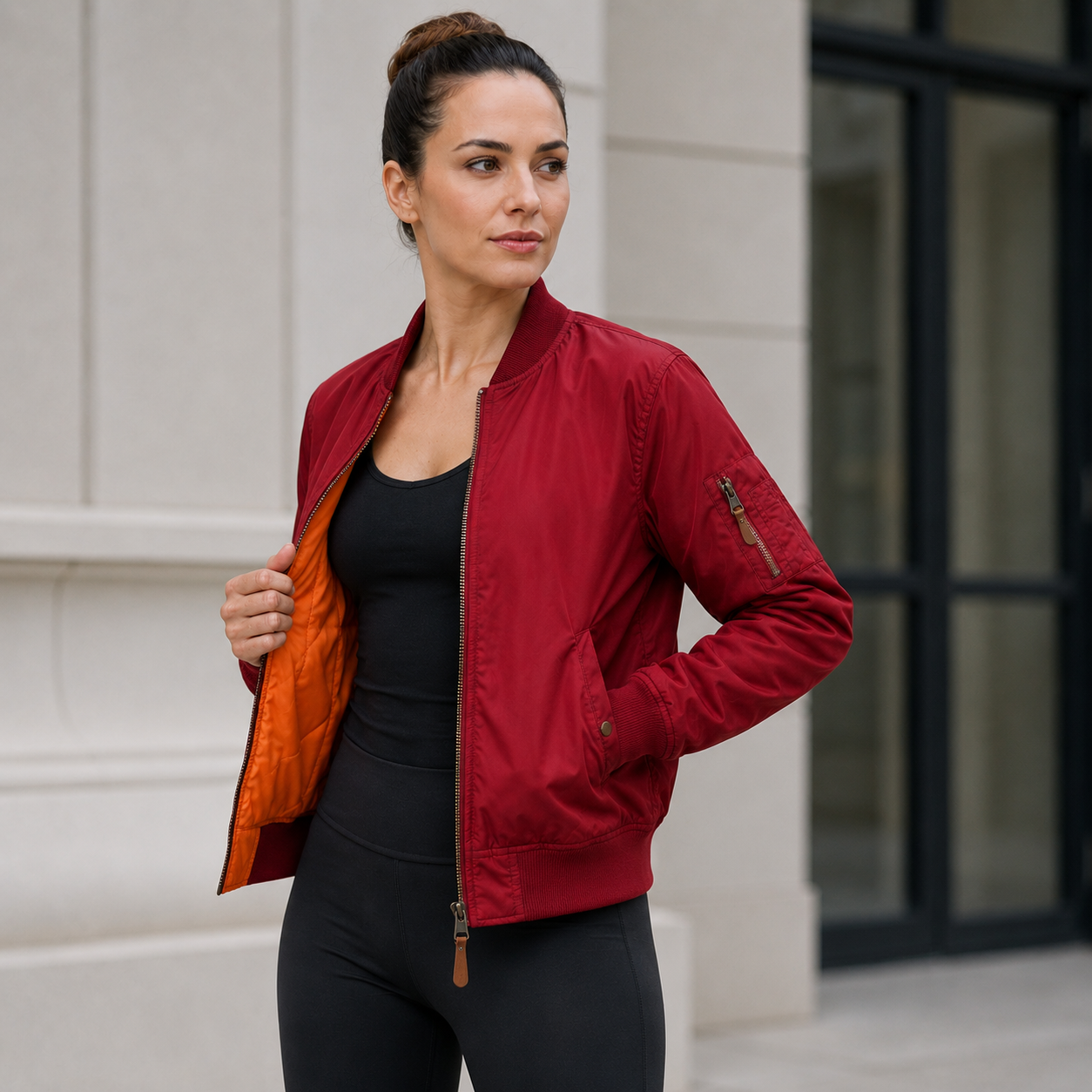 Daphne – Veste Bomber MA-1 Classique Unisexe