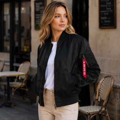 Veste Pilote MA-1 Femme – Style & Confort Intemporel