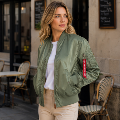 Veste Pilote MA-1 Femme – Style & Confort Intemporel