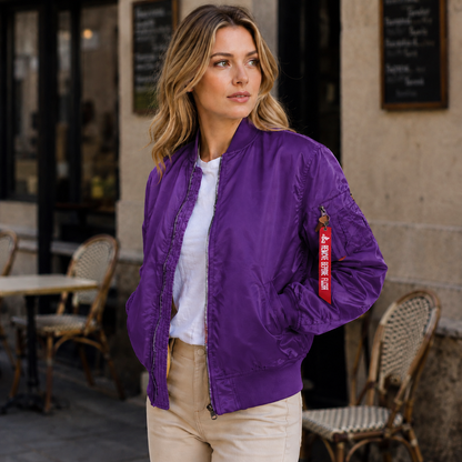 Veste Pilote MA-1 Femme – Style & Confort Intemporel