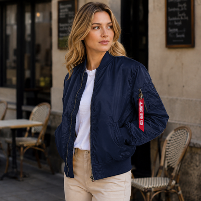Veste Pilote MA-1 Femme – Style & Confort Intemporel