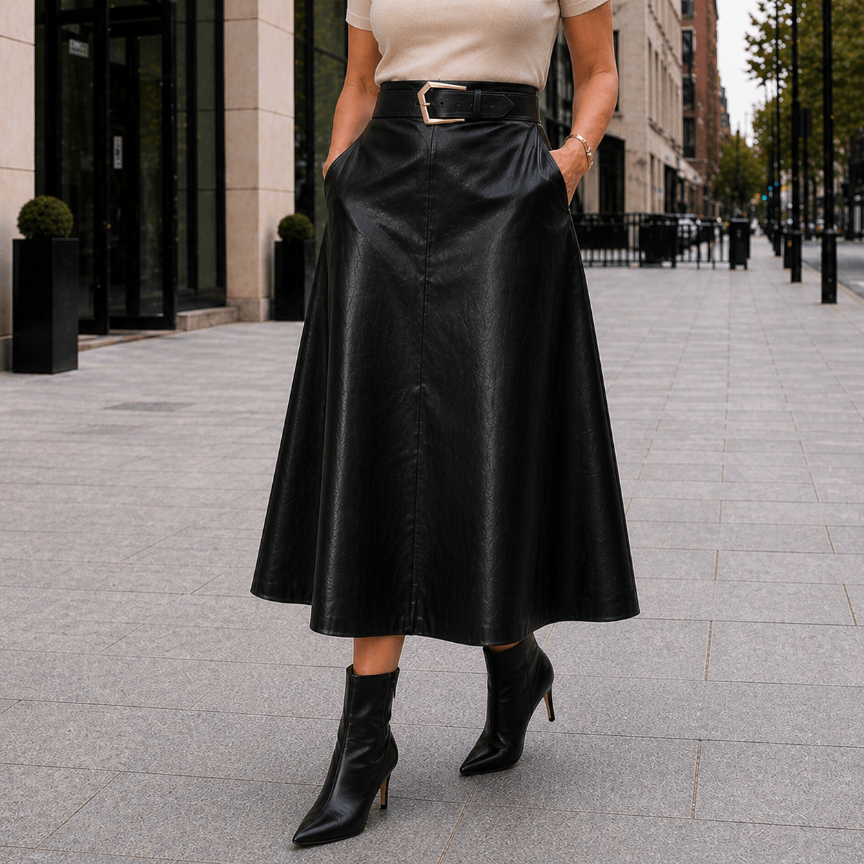 Jupe Maxi | Taille Haute Femme, Vêtement Décontracté | Coupe Régulière