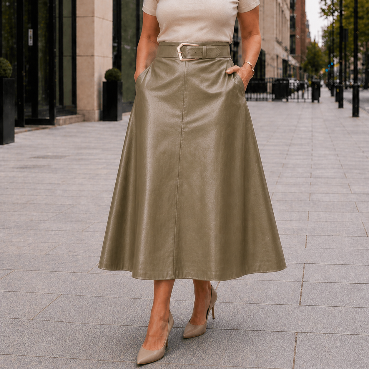 Jupe Maxi | Taille Haute Femme, Vêtement Décontracté | Coupe Régulière