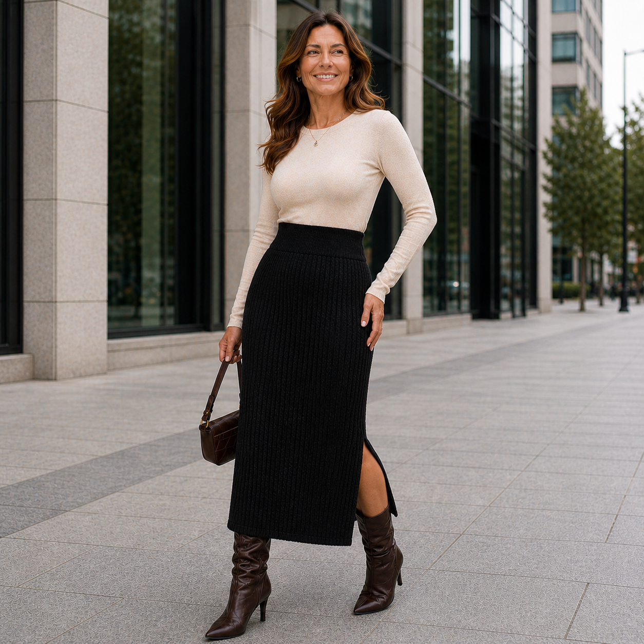Jupe | Chaleur, Confort Assuré | Style Élégant Hiver Femme