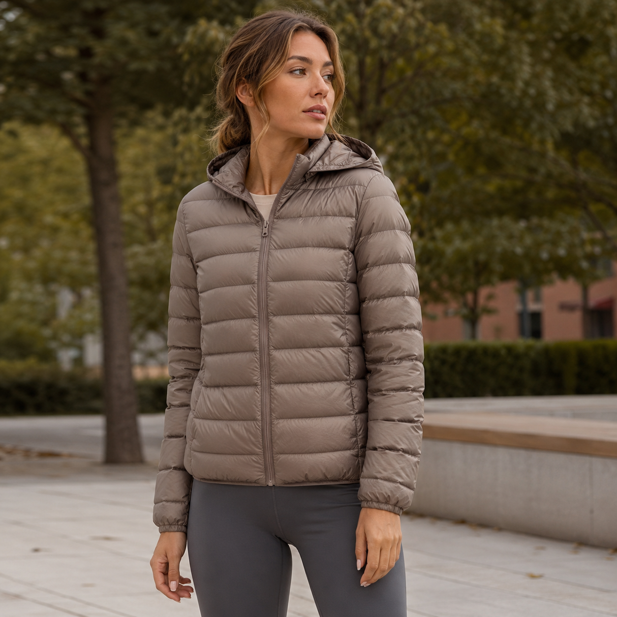Veste Imperméable - Isolation Avec Plumes De Canard Blanches