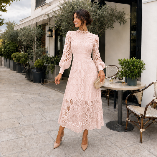 Alisha - Robe de Soirée en Dentelle - Élégante pour Femmes