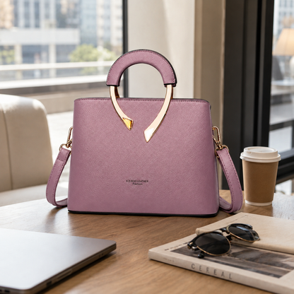 Sac à main élégant | Femme, cuir | Style luxe