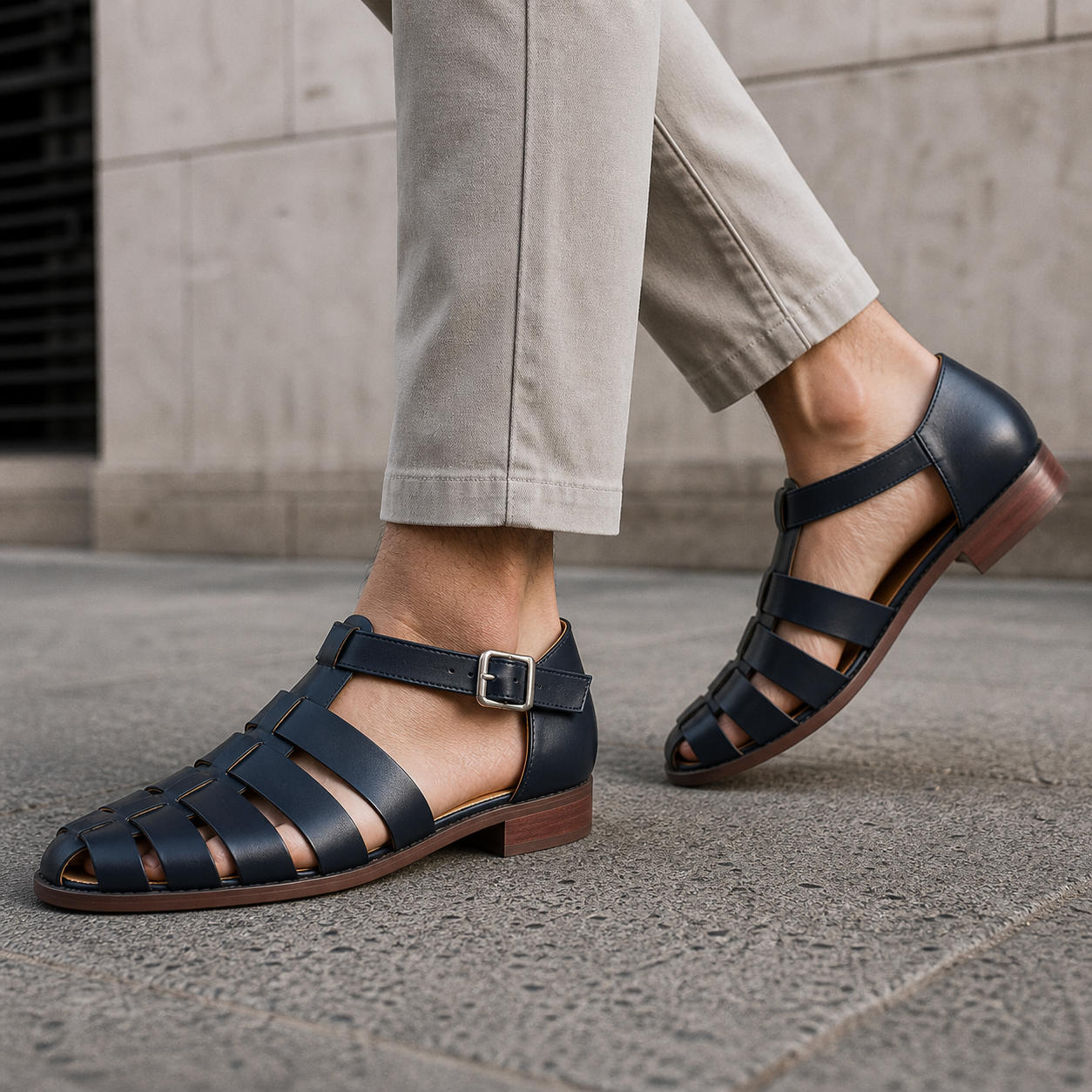Sandales en cuir Felix - Confort - Élégance - Durabilité