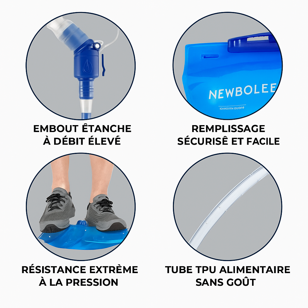 אפודת הידרציה לריצת שטח אולטרה-קלה 2L יוניסקס