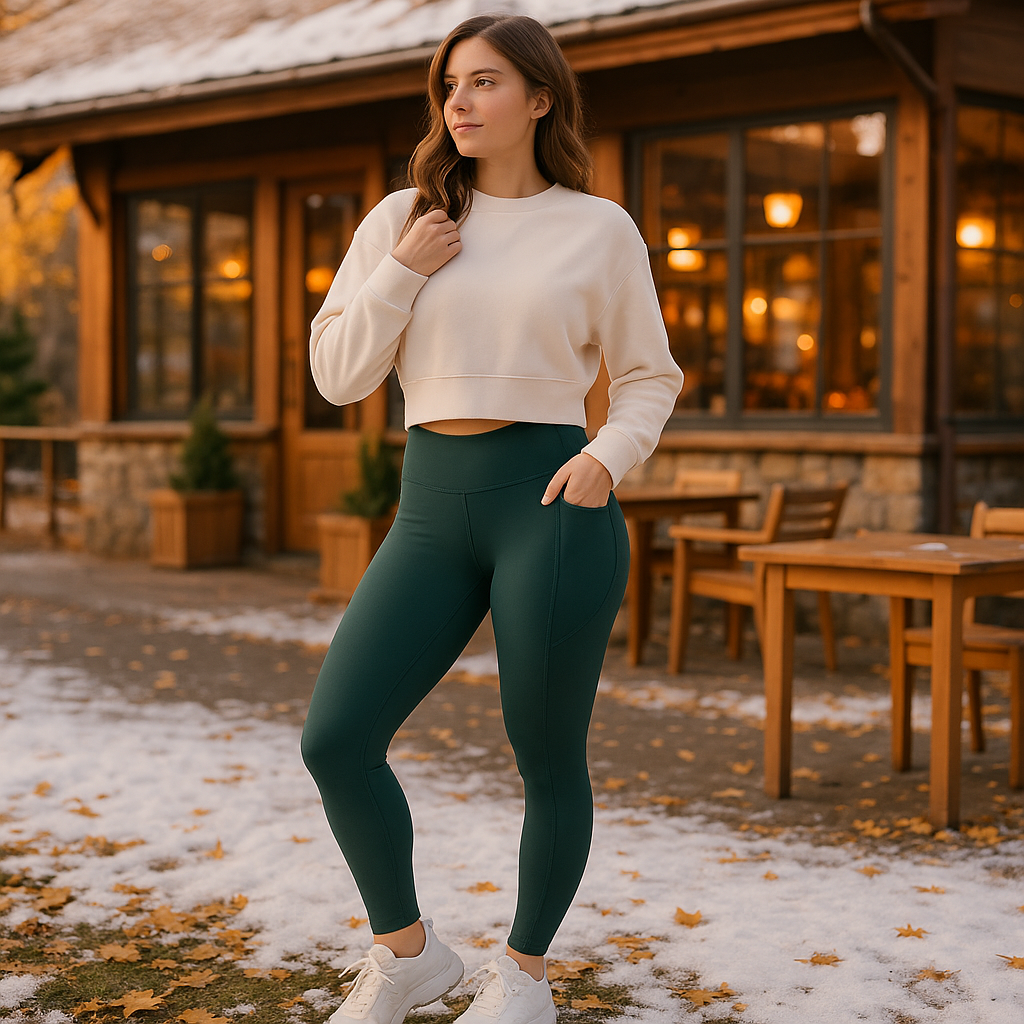 Leggings thermiques sculptants pour femmes – isolés et élastiques
