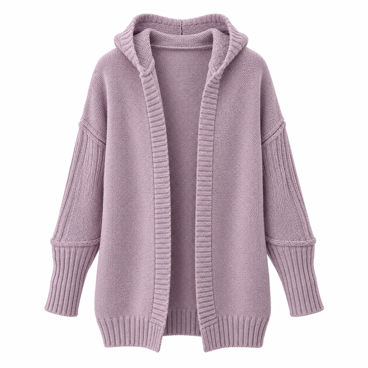 Cardigan femme | Doux, à capuche, manches longues