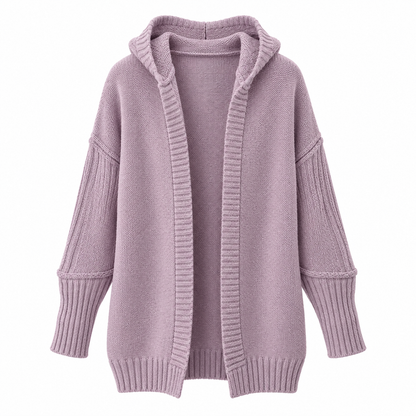 Cardigan femme | Doux, à capuche, manches longues