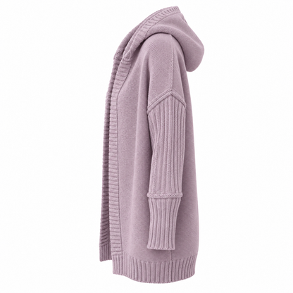 Cardigan femme | Doux, à capuche, manches longues