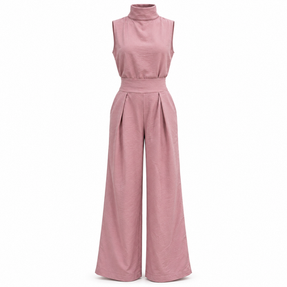 Ensemble Femme Deux Pièces Débardeur et Pantalon Long | Bleu, Kaki, Vert, Rose