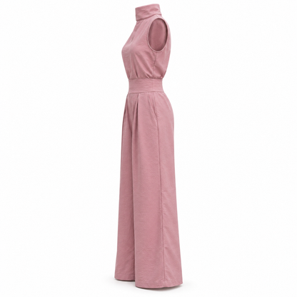 Ensemble Femme Deux Pièces Débardeur et Pantalon Long | Bleu, Kaki, Vert, Rose