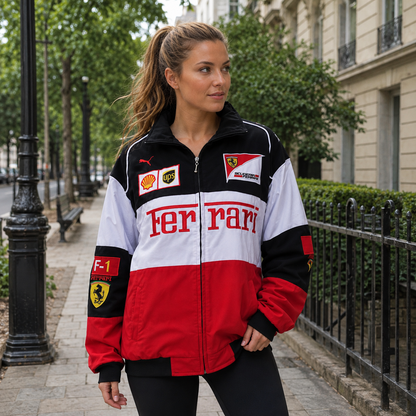 Veste de Course Femme | Surdimensionnée, Blocs de Couleur