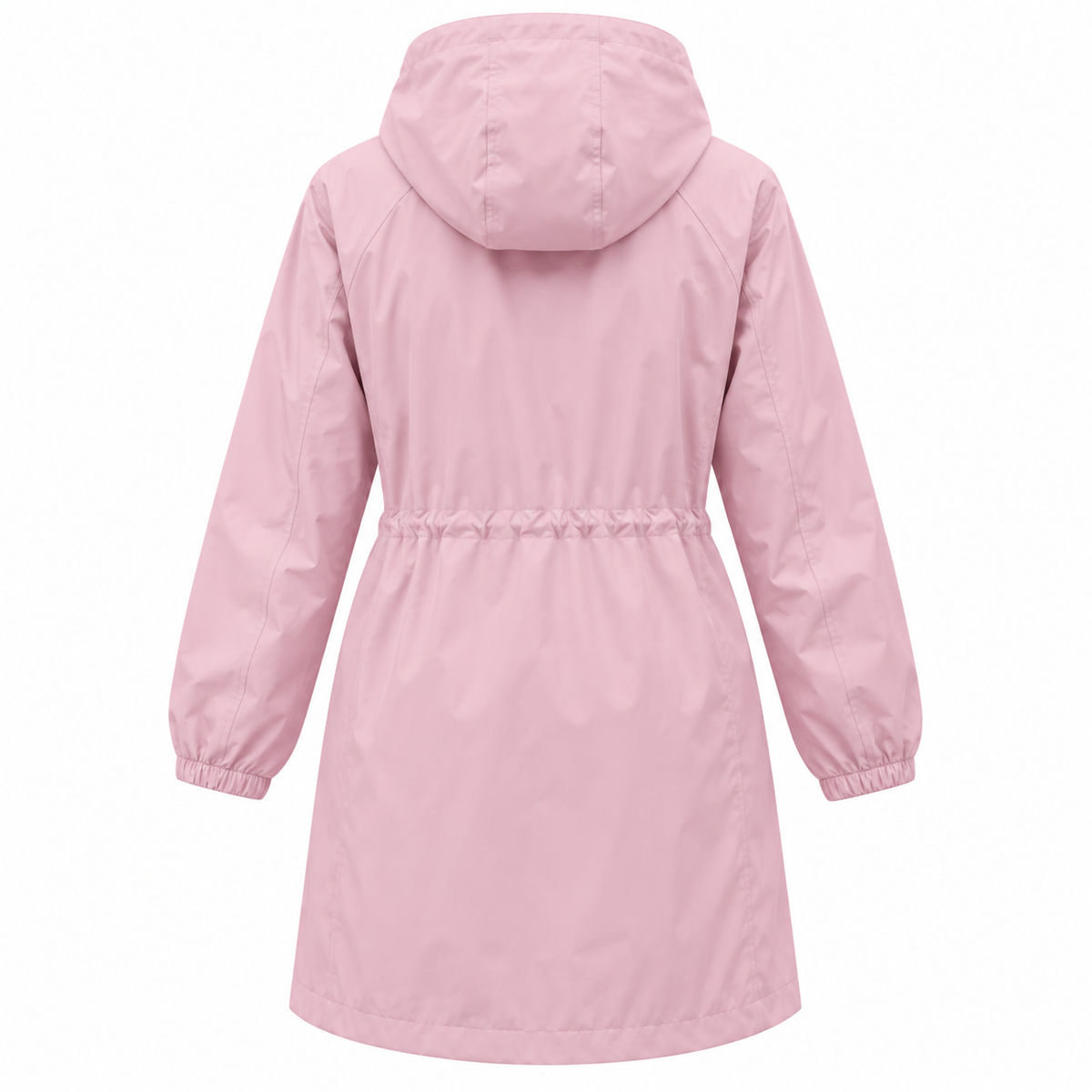 Imperméable femme | Grande taille, léger | Veste zippée à capuche