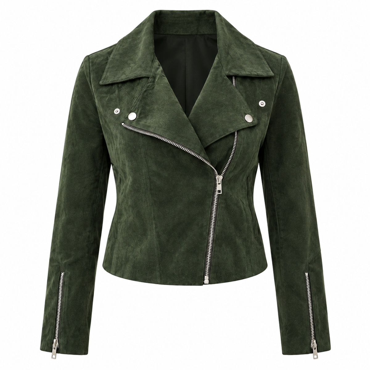 Veste en cuir femme | Style motard, vintage | Coupe classique