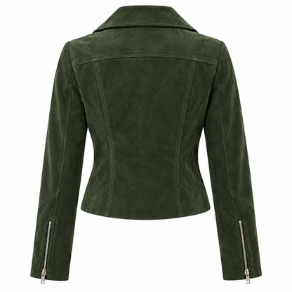 Veste en cuir femme | Style motard, vintage | Coupe classique
