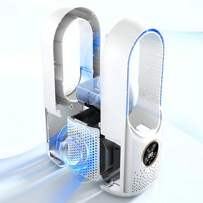Climatiseur Portable Sans Pales | Silencieux, Compact | Maison Bureau