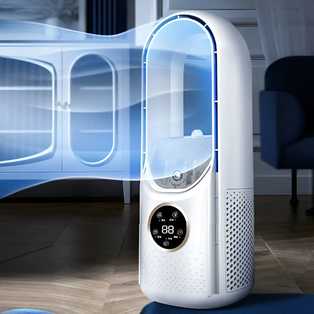 Climatiseur Portable Sans Pales | Silencieux, Compact | Maison Bureau