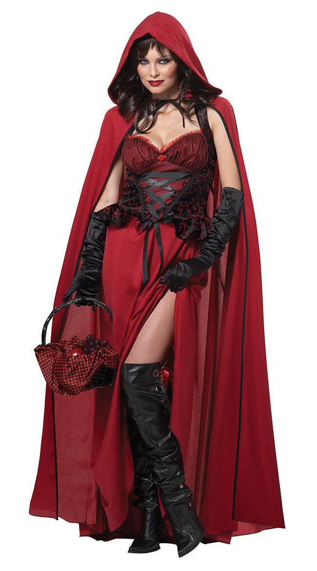 Kostüm Maxi Marcella - Elegantes Kapuzen- & Korsett-Design