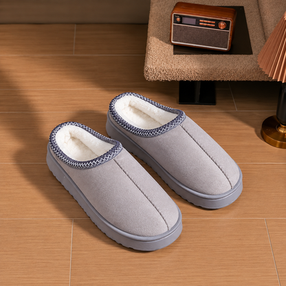 Chaussons Femme | Doublure Peluche, Chaude | Semelle Épaisse, Antidérapante