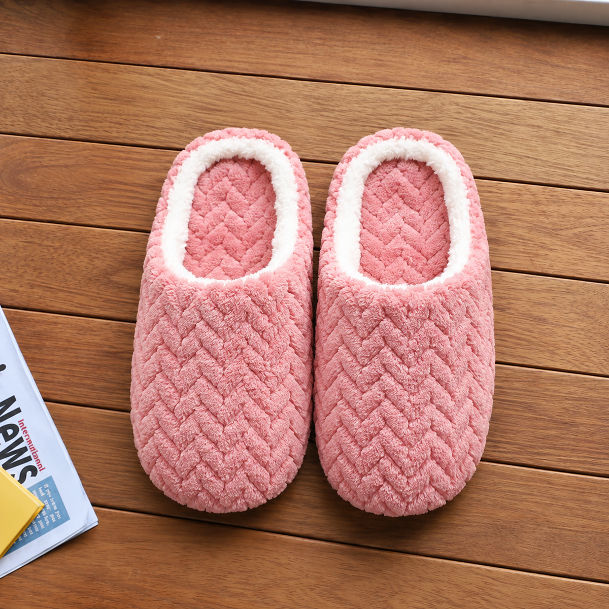 Zapatillas de mujer | Suaves y mullidas, antideslizantes | Comodidad para el hogar