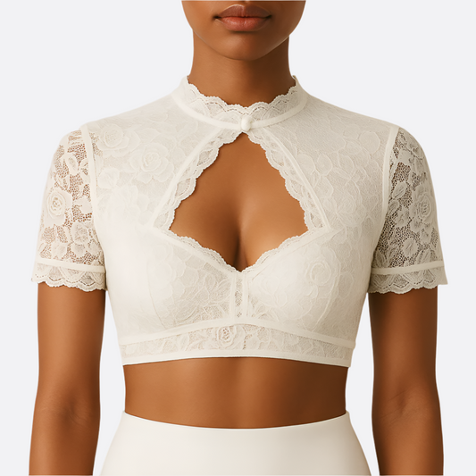 Bluse Dirndl - Baumwolle - Trachtenmode Oktoberfest - Festlicher Komfort