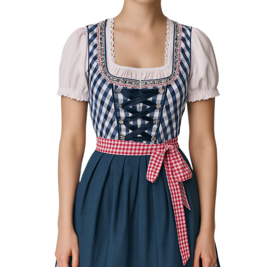 Robe Dirndl Femme - Matériau Respirant - Style Oktoberfest