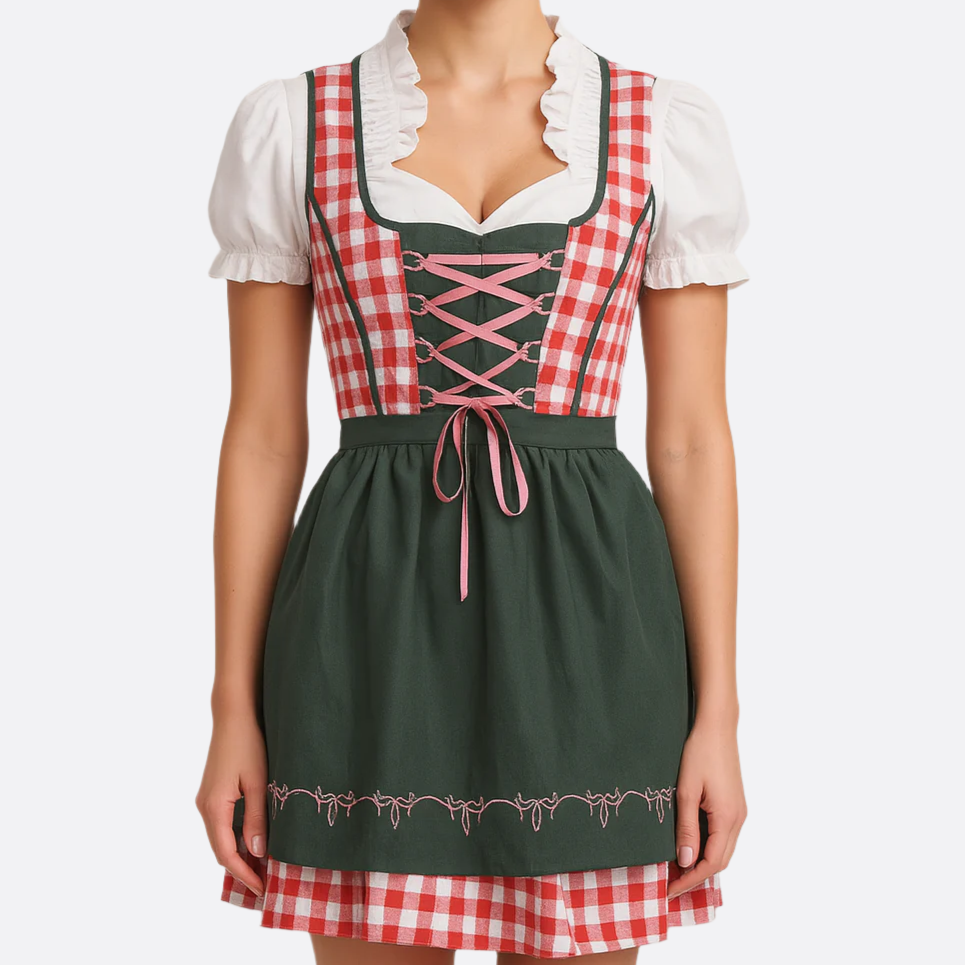 Tmavě zelená / Červená / 5XL
