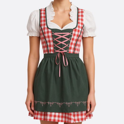 Robe Dirndl Femme - Tissu Trachten Résistant - Parfaite pour Oktoberfest