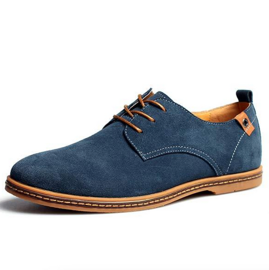 Chaussures de Ville Homme | Cuir Suédé, Lacets | Bleu, Marron, Noir