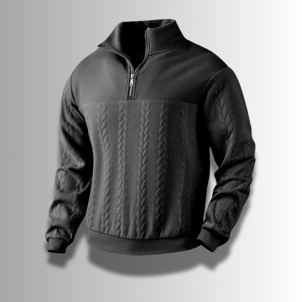 Pull laine mérinos homme - haut de gamme - chaud - élégant