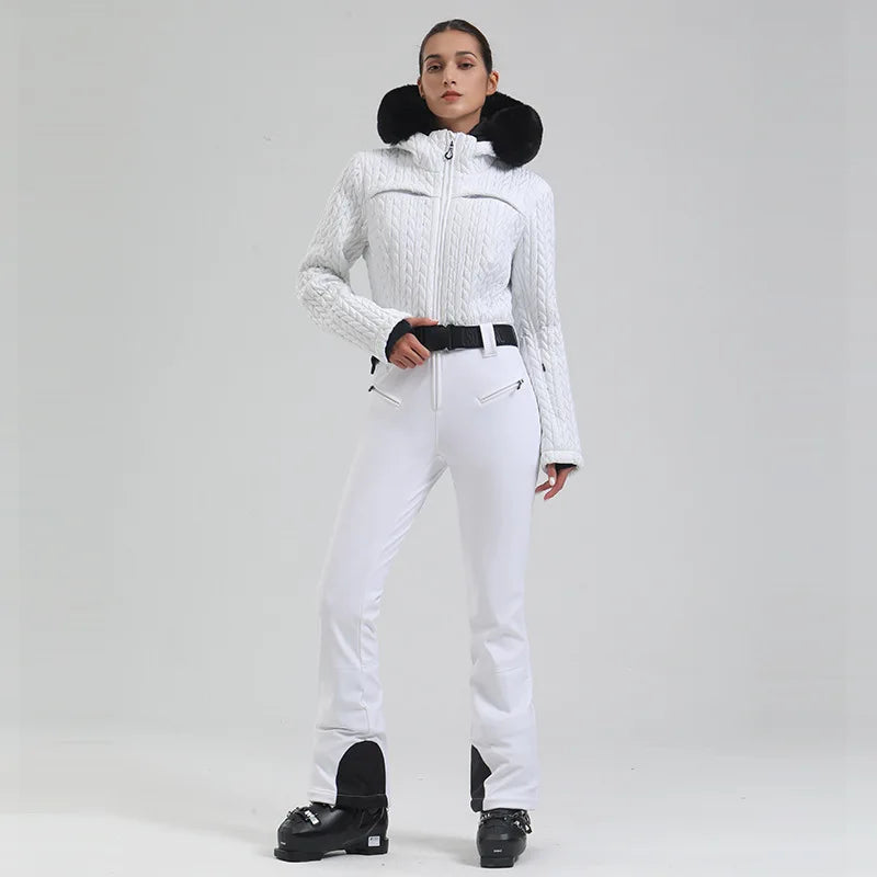 Combinaison ski une pièce - Isolation thermique - Imperméable - Chaude