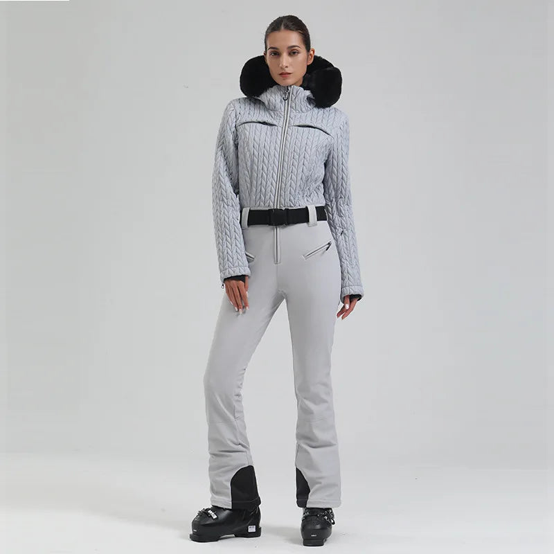 Combinaison ski une pièce - Isolation thermique - Imperméable - Chaude