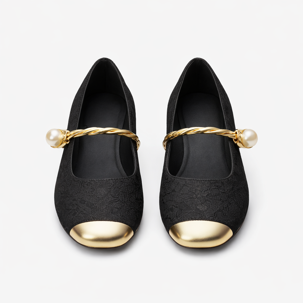 Ballerines Mary Jane pour femmes | Talon bas | Bout carré, chaussures de confort