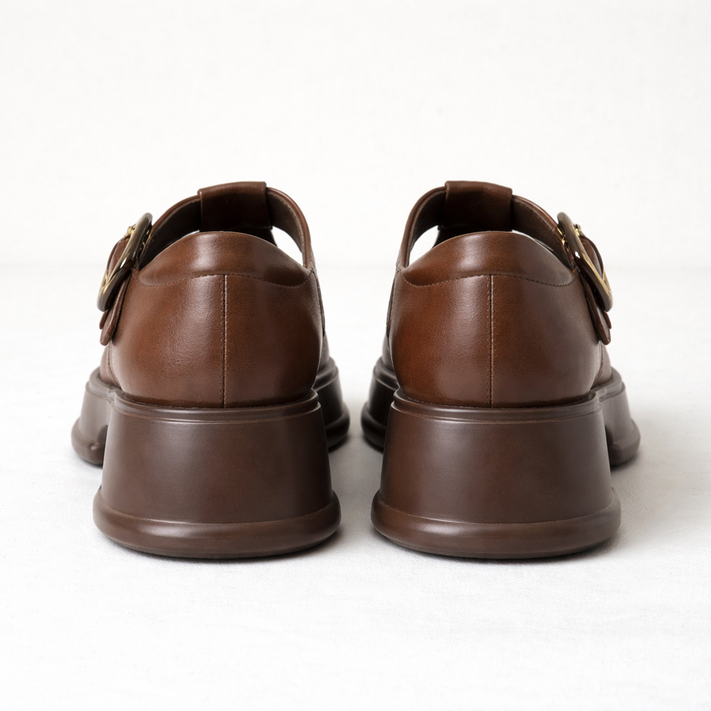 Chaussures Mary Jane pour femmes | Talon bloc plateforme, boucle cuir