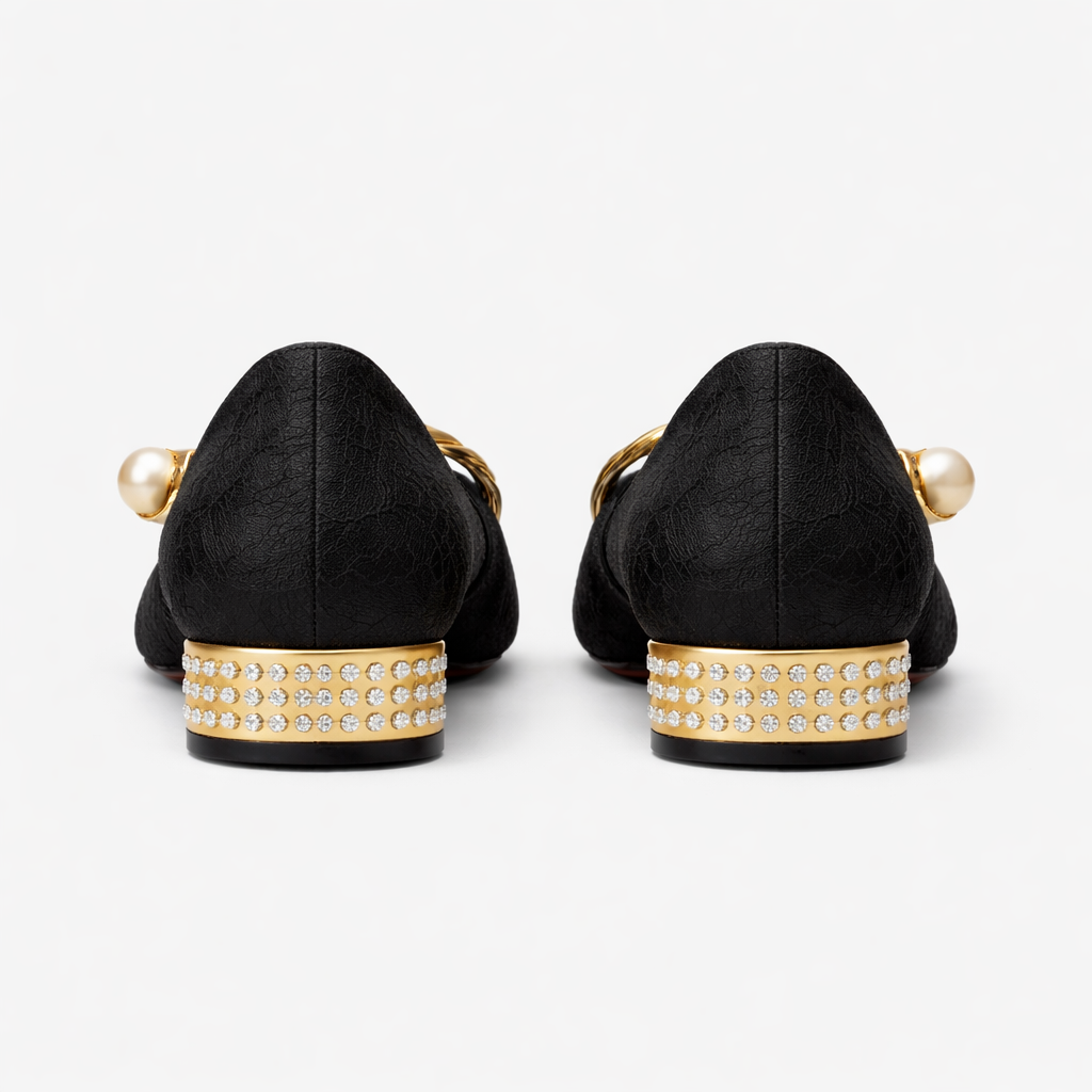Ballerines Mary Jane pour femmes | Talon bas | Bout carré, chaussures de confort