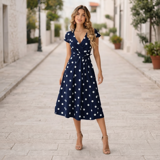 Robe à Pois | Style Élégant, Joyeux | Mode d'Été
